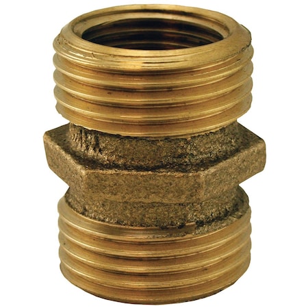 Jones Stephens 3/4in. MHT x 3/4in. MHT Brass Garden Hose Union G20008